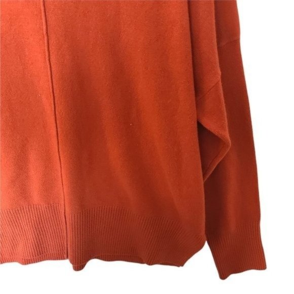 French Connection‎ Women's Sweater Orange Size Small S Pullover Crew - Picture 6 of 10